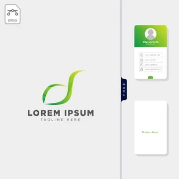Brain molecular tech logo template vector illustration, and free business car Illustrazione stock