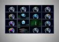 brain monitor of medical screen display Illustration