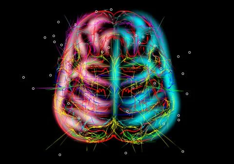 Brain mysteries Stock Illustration