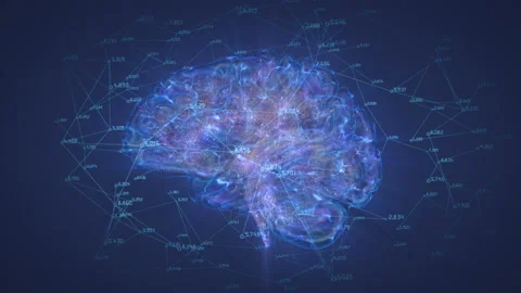 Brain Network - Polar Lights and Star Nebula Stock Footage 115703662