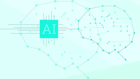 Brain neural artificial intelligence ai machine learning systems data Stock Footage 303291707