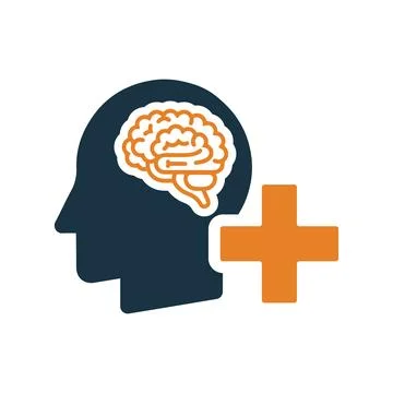 Brain, Neurology icon. Simple editable vector graphics. Stock Illustration