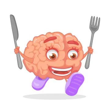 Brain nutrition concept Stock Illustration