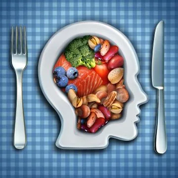 Brain Nutrition Stock Illustration