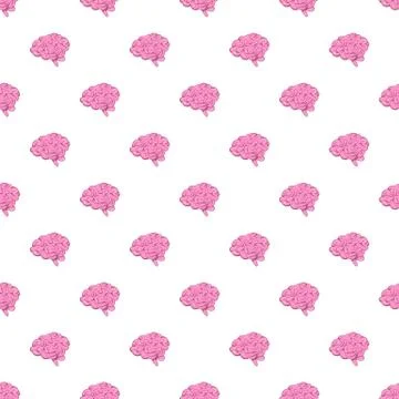 Brain pattern, cartoon style イラスト素材