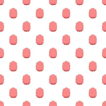 Brain pattern featuring human organ for neurology design Stock Illustration
