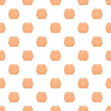 Brain pattern forming medical and science background Illustrazione stock