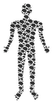 Brain Person Figure 스톡 일러스트