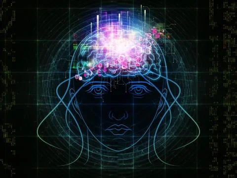 Brain power Stock Illustration