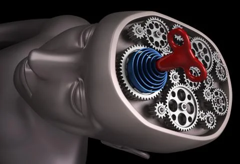 Brain Powered Rope Stock Illustration