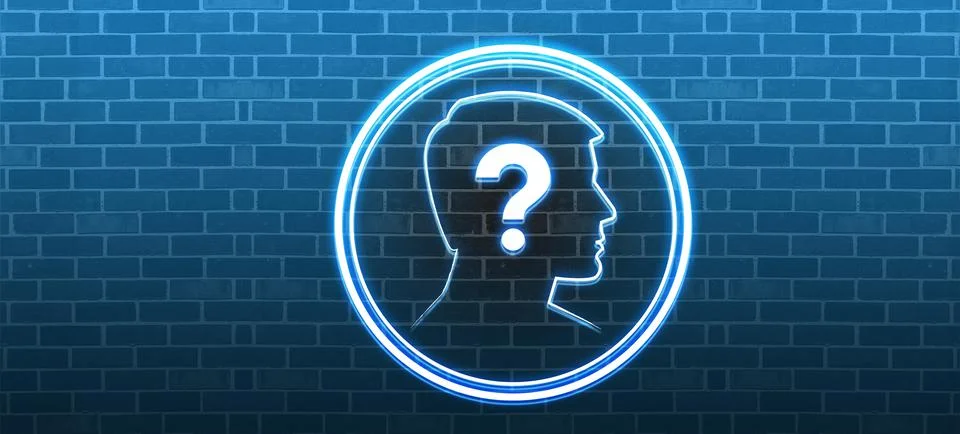 Brain question mark Stock Illustration