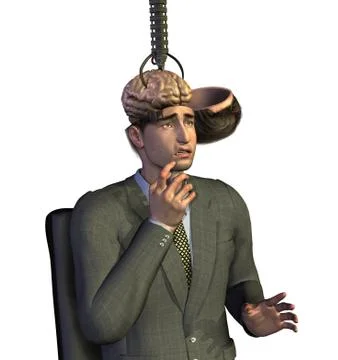 Brain Removal Stock-Illustration