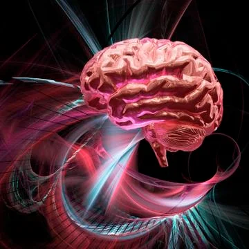 Brain research, conceptual artwork イラスト素材