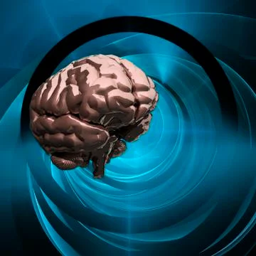Brain research, conceptual artwork Stock Illustration