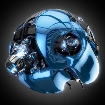 Brain robot concept 스톡 일러스트