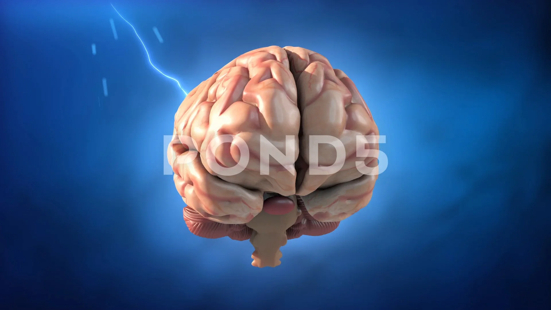Brain Rotation Loop Lightning Background... | Stock Video | Pond5