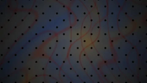 Brain scan with red lines dots. Stock Footage 335348944