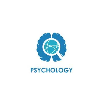 Brain Search Icon Logo Design Element symbol, Creative digital abstract vector Stock Illustration