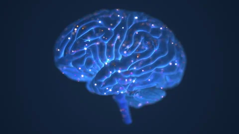 Brain Signals Facilitating Communication Between Neurons 스톡 동영상 287623101