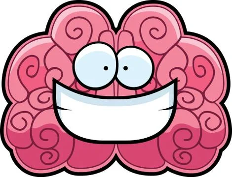 Brain Smiling Stock Illustration