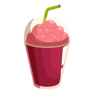 Brain smoothie refreshing beverage for mental boost and creative thinking Illustrazione stock