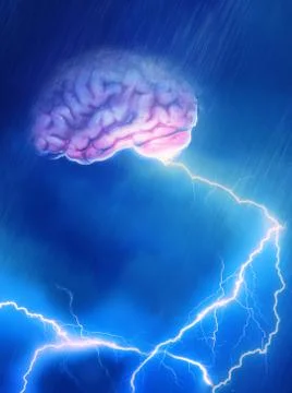 Brain storm Stock Illustration