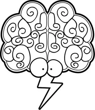 Brain Storm Stock Illustration