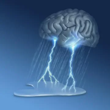 Brain Storm Stock Illustration