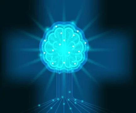 Brain storm, intelligence brain, human brain, vector illustration Stock Illustration