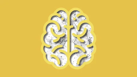 Brain storming or neural activity Video stock 254003951