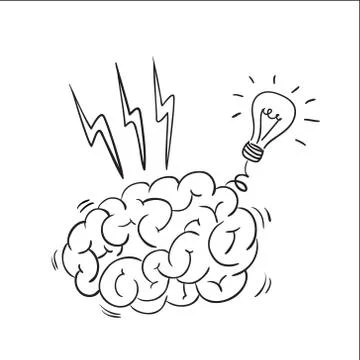 Brain storming vector illustration Stock Illustration