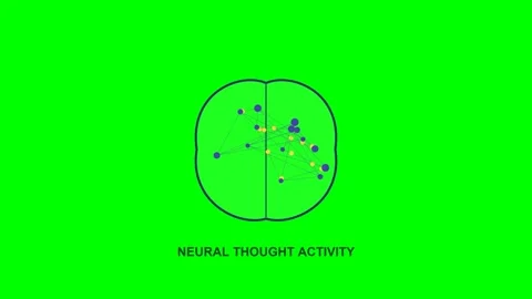 Brain Synapse Firing Animated Science and Healthcare Motion Graphic Stock Footage 341322904