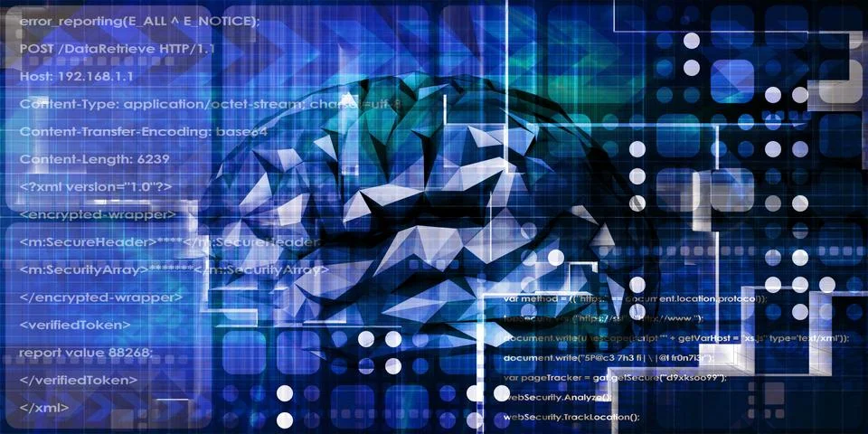 Brain Technology Stock Illustration