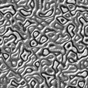 Brain texture waves generated Stock Illustration