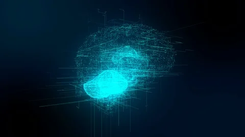 Brain thinking mental cognition of thought creativity thinking Stock Footage 106479710