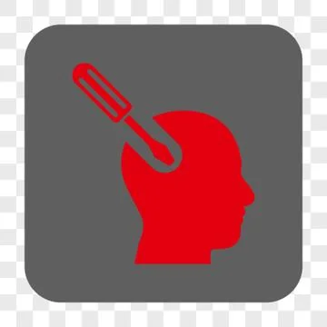 Brain Tool Interface Toolbar Button Illustrazione stock
