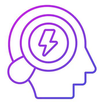 Brain training Finance Related Vector Line Icon. Editable Stroke Pixel Perfec Stock Illustration