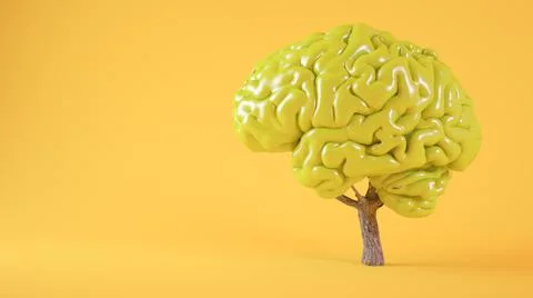 Brain tree concept Stock Illustration