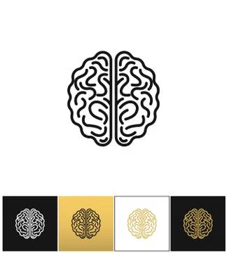 Brain vector icon Stockillustratie