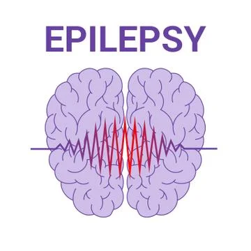 Brain vector icon Stock Illustration