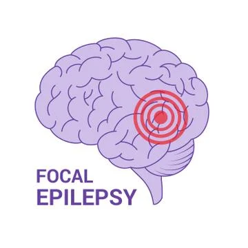 Brain vector icon Stock Illustration