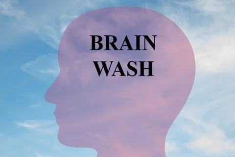 Brain Wash concept Illustration