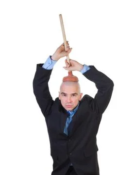 Brain washing. Stock Photos