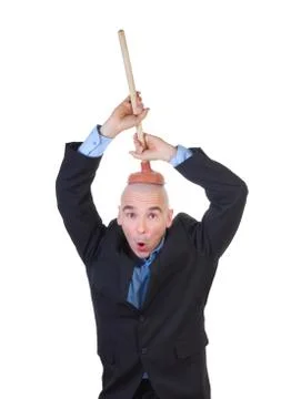 Brain washing. Stock Photos