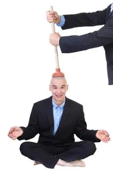 Brain washing. Stock Photos