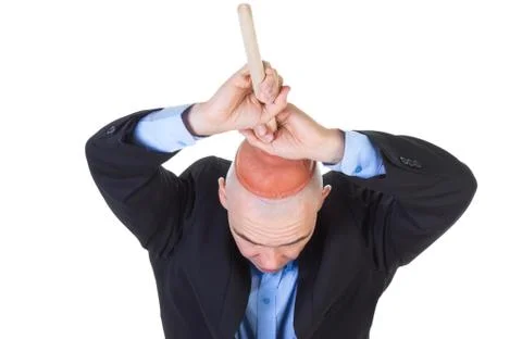 Brain washing. Stock Photos