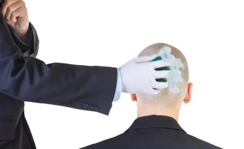 Brain washing. Stock Photos