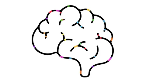 Brain work icon 4k looped animation. loo... | Stock Video | Pond5
