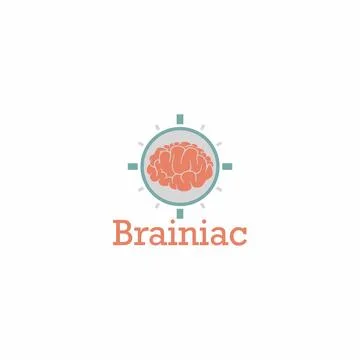 Brainiac Logo Stock-Illustration