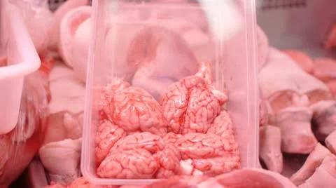 Brains in the Market 2 Stock Footage 8857772